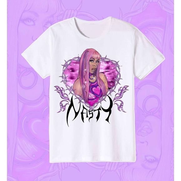 Rico Nasty Nasty Shirt Music Tour Graphics T-shirt - Picture 1 of 4